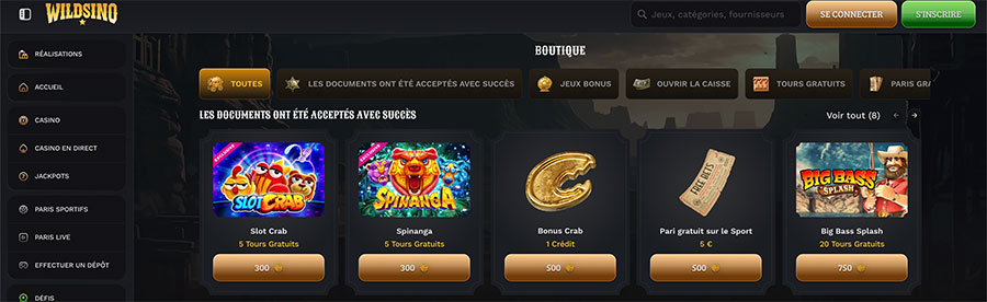 wildsino casino boutique